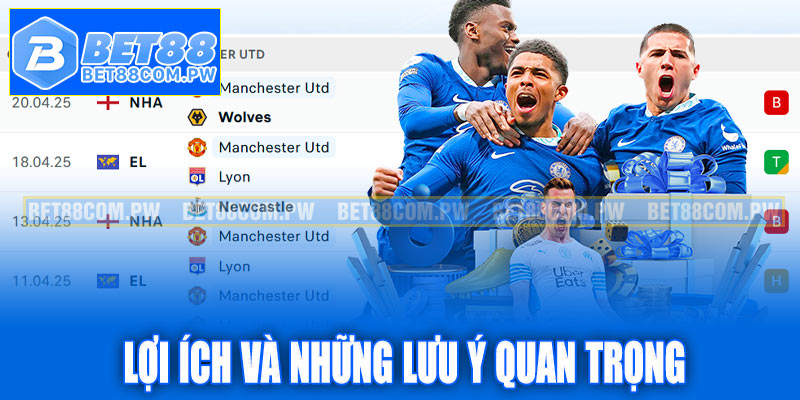 Lợi ích và những lưu ý quan trọng khi theo dõi tỷ lệ kèo